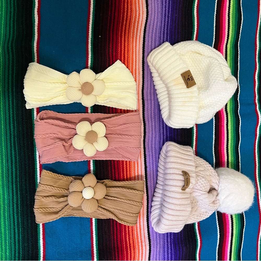 Baby girl headband bundle
